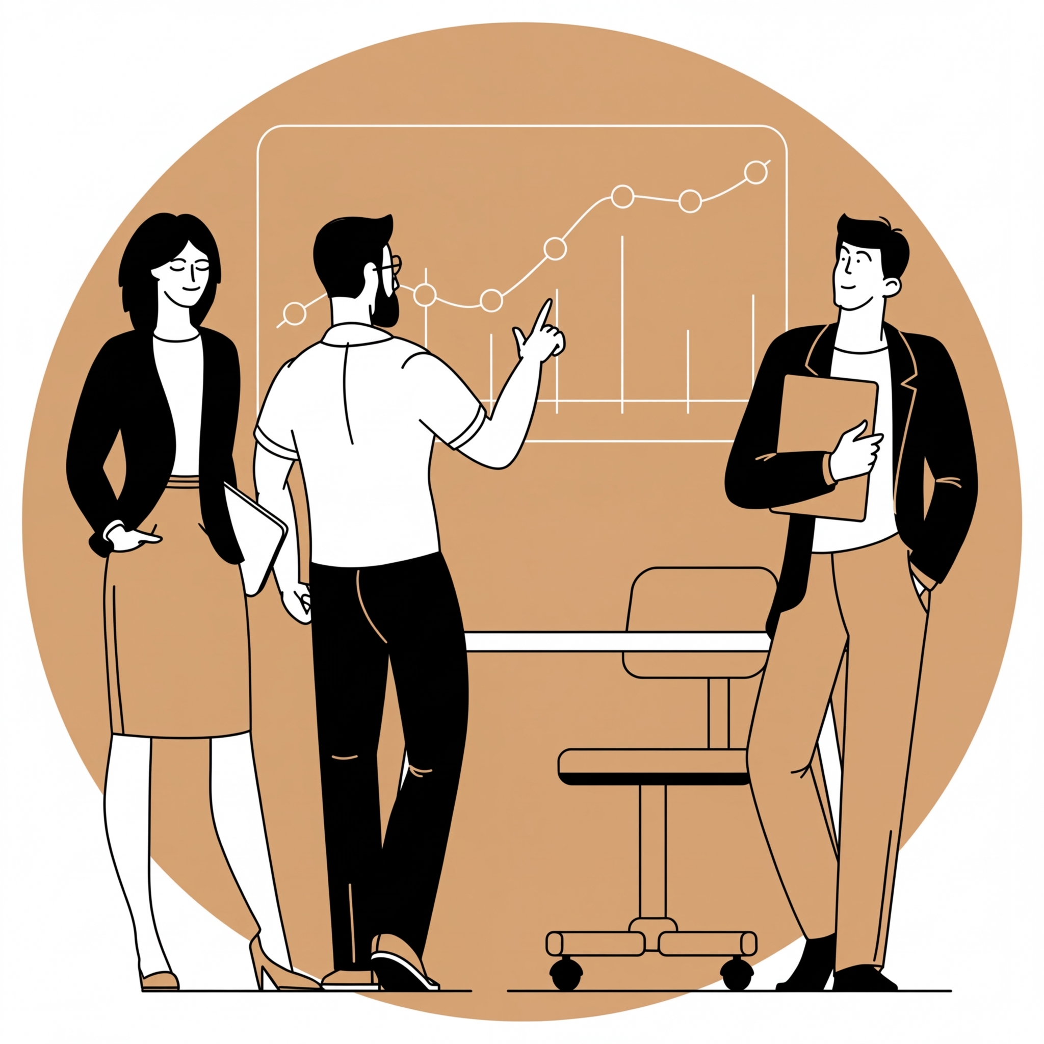 Team collaborating on business growth strategy